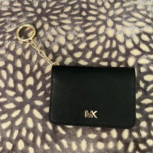 Michael Kors Leather Key Ring Card Holder